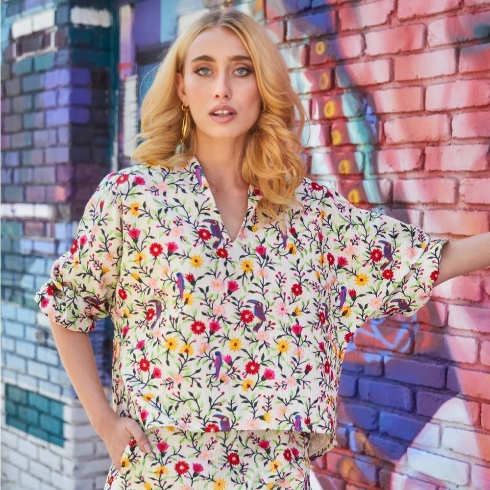 Just Bellina by La Fuori Embroidered Top